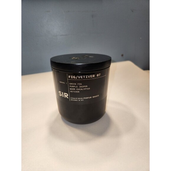 SIR Candle FIG vetiver 07 Scented Double Wick Jar Candle - Picture 4 of 13